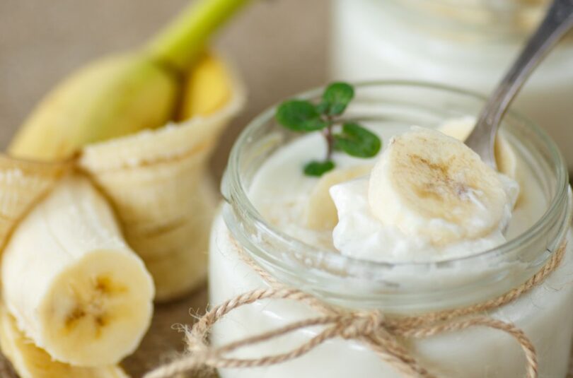 yogurt vegan banana