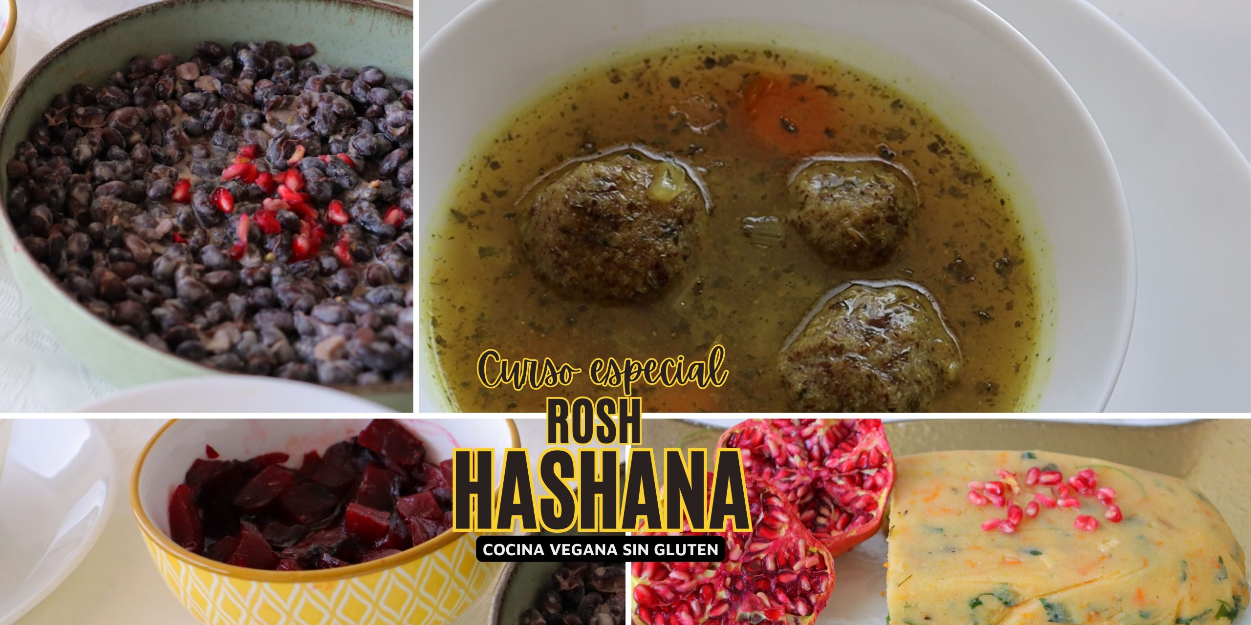 Curso de Cocina para Rosh Hashana vegano y Sin Gluten