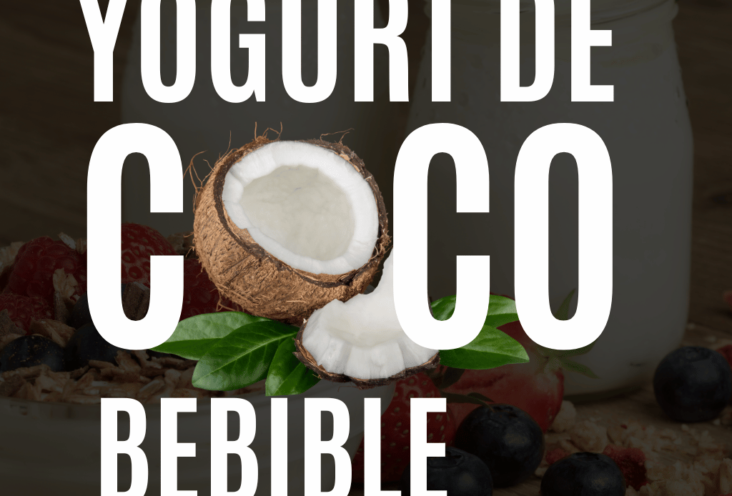 Yogurt de coco bebible
