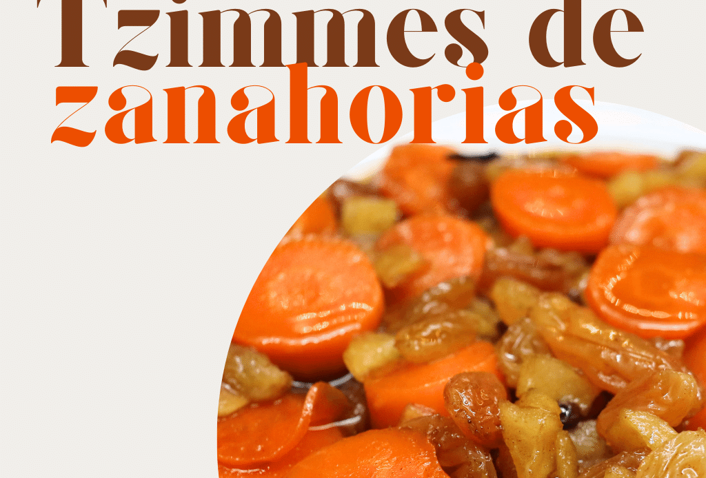 Recetas ashkenazi de Tzimmes de zanahorias